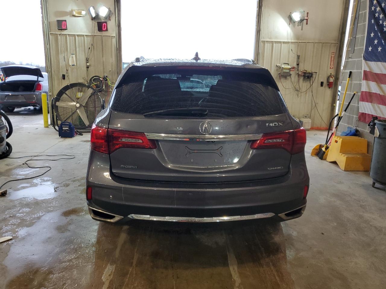 2017 Acura MDX VIN 5FRYD4H85HB022323 Copart auction photo, front end / side damage thumbnail 6