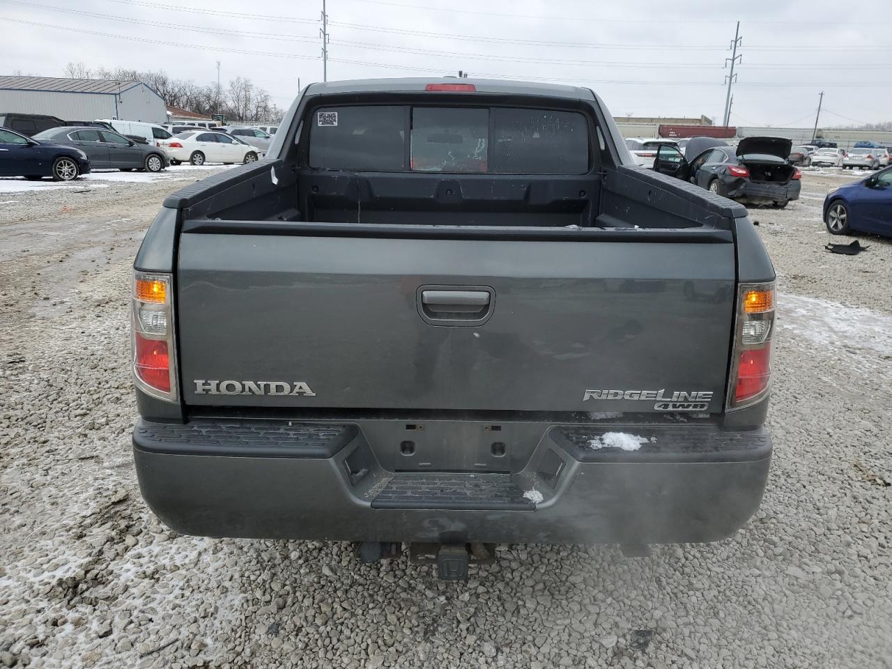 2008 Honda Ridgeline VIN 2HJYK16568H526531 Copart auction photo, front end / side damage thumbnail 6