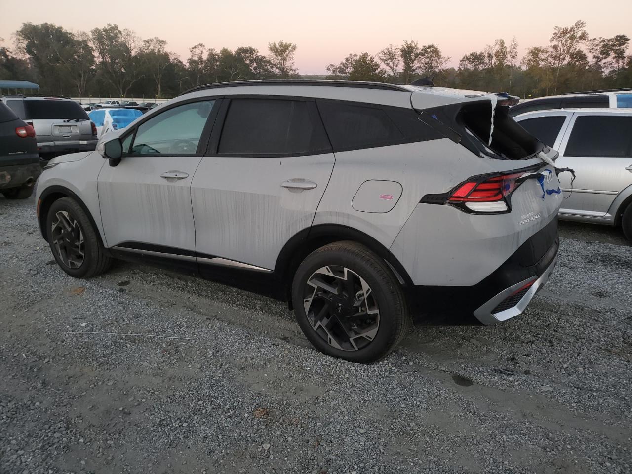 2024 KIA Sportage VIN 5XYK53DF9RG161318 Copart auction photo, rear end damage thumbnail 2