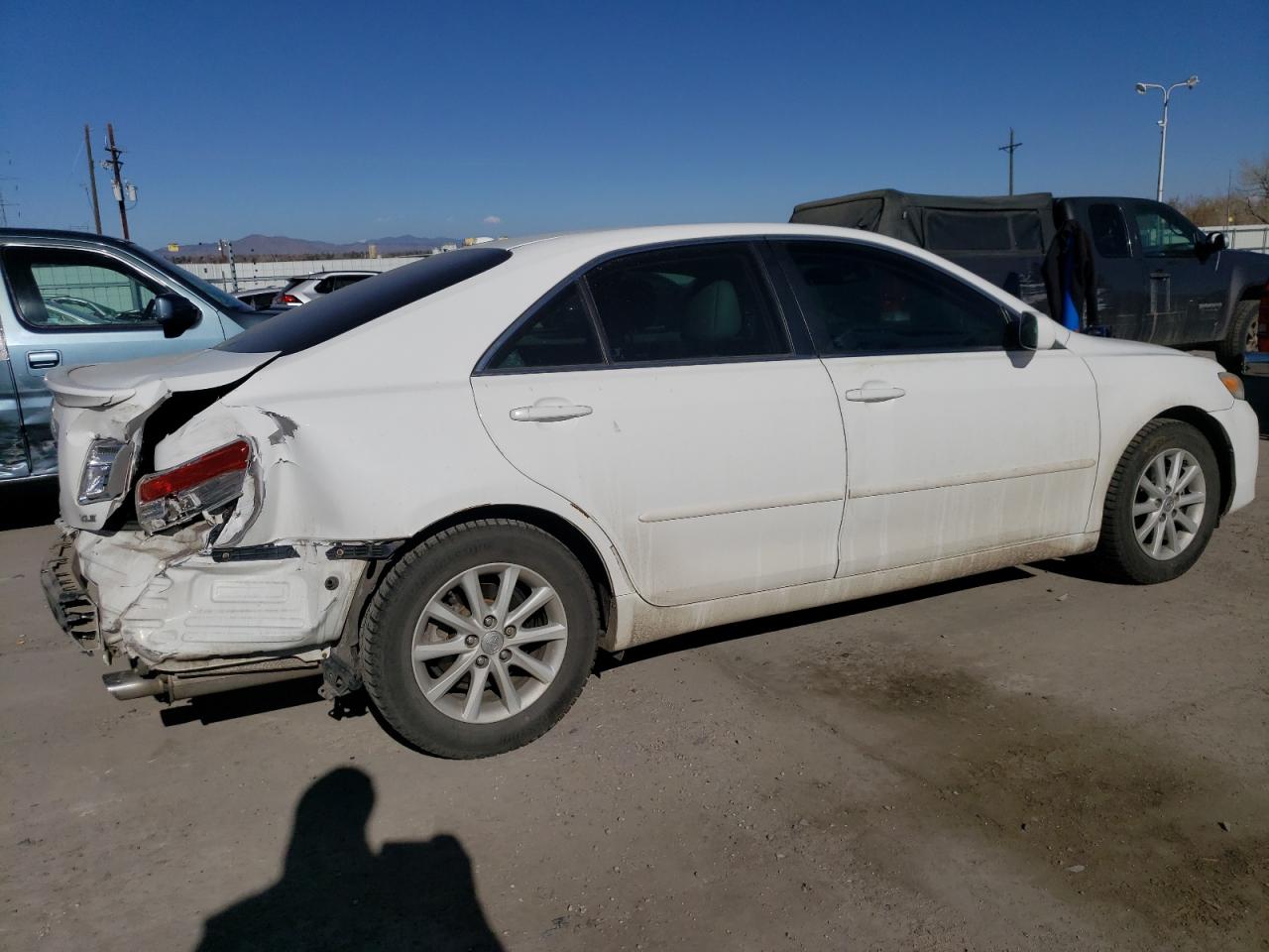 2010 Toyota Camry VIN 4T4BF3EK0AR058804 Copart auction photo, rear end / hail damage thumbnail 3
