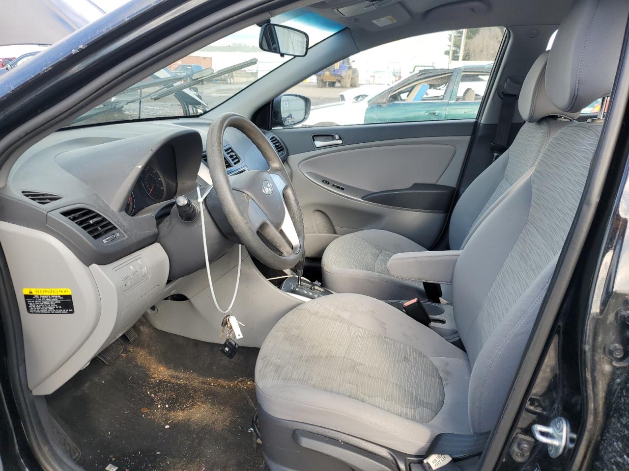 2016 Hyundai Accent VIN KMHCT4AE9GU159605 Copart auction photo, rear end damage thumbnail 7