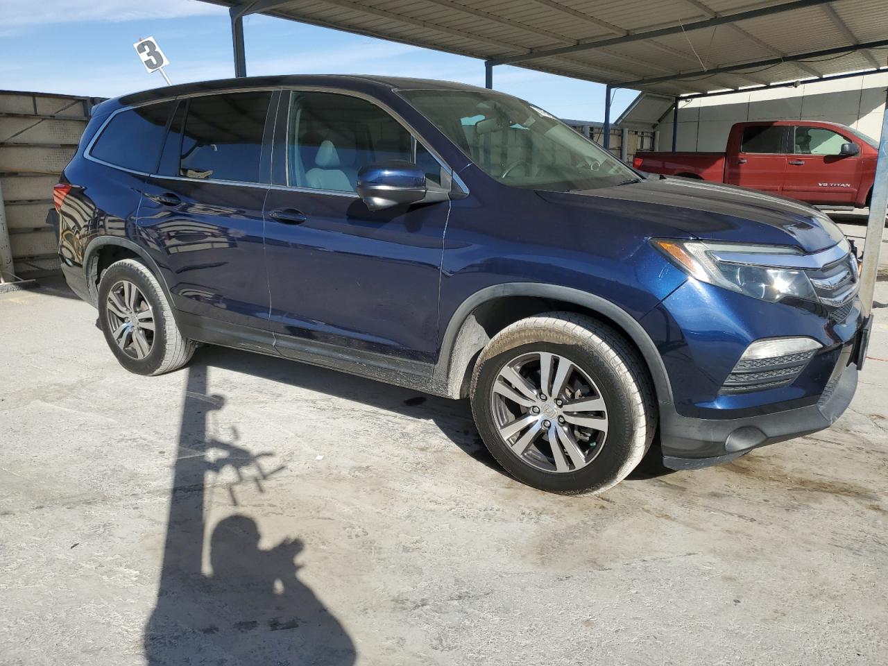 2016 Honda Pilot VIN 5FNYF6H51GB051992 Copart auction photo, side damage thumbnail 4