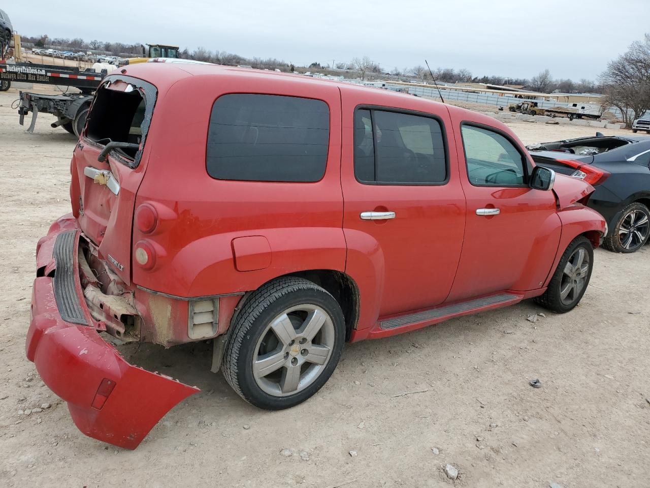 2009 Chevrolet HHR VIN 3GNCA53V39S639498 Copart auction photo, front end / rear end damage thumbnail 3