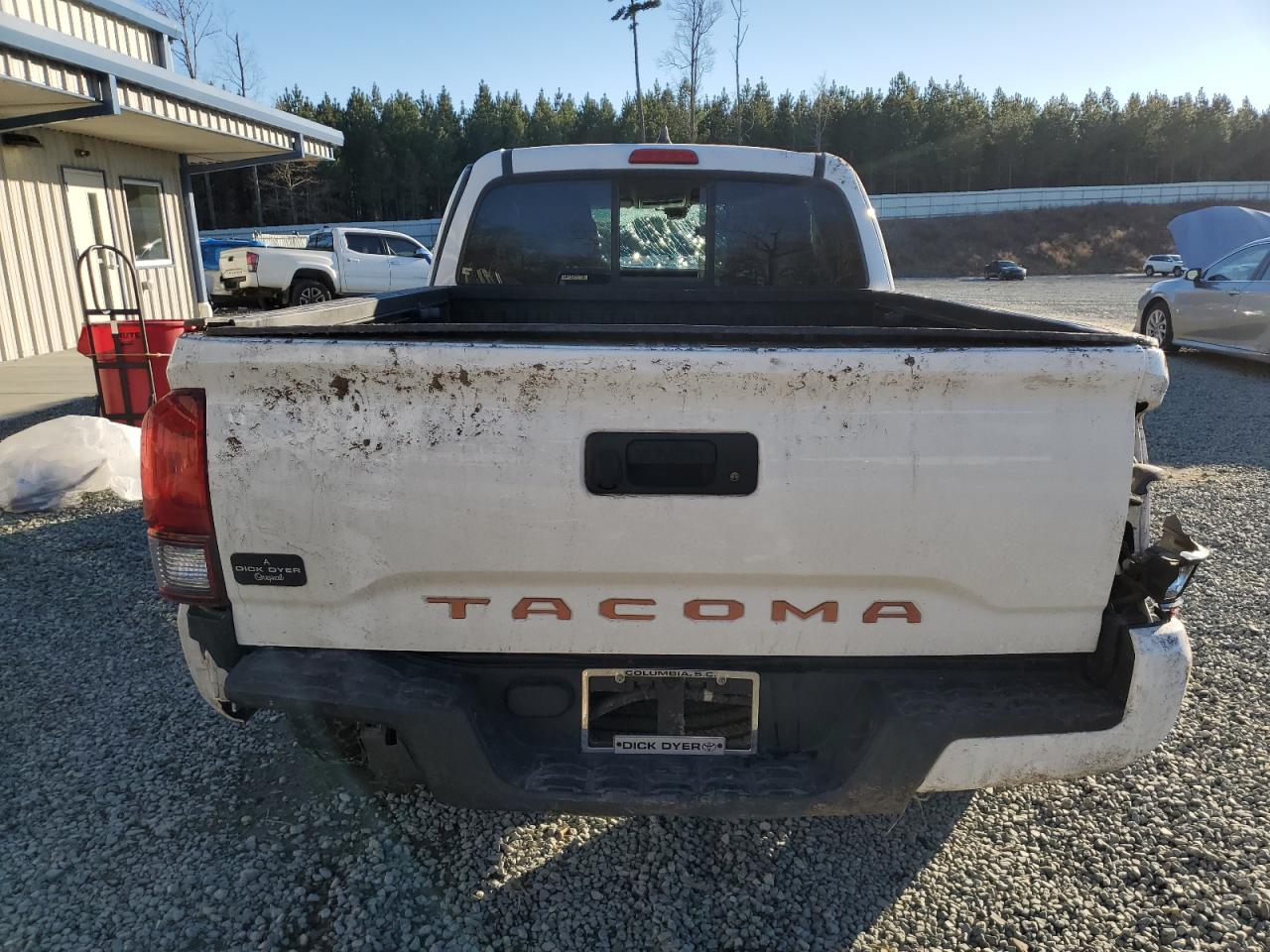 2020 Toyota Tacoma VIN 3TYRX5GN7LT001542 Copart auction photo, all over damage thumbnail 6
