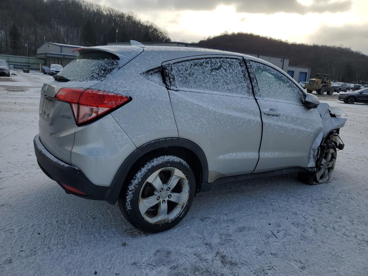 2016 Honda HR-V VIN 3CZRU6H36GM707179 Copart auction photo, front end / side damage thumbnail 3