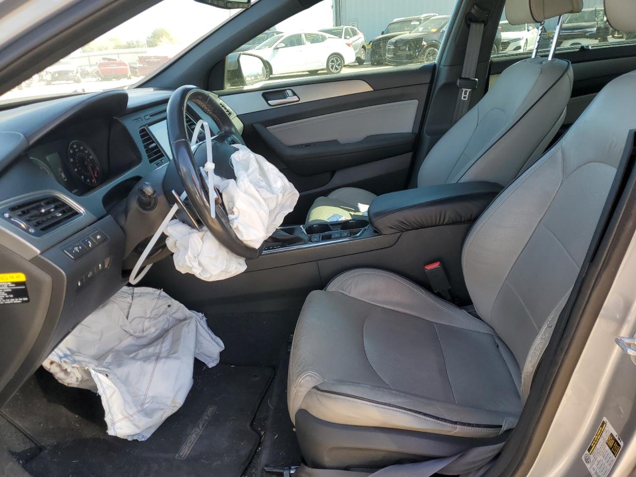 2017 Hyundai Sonata VIN 5NPE34ABXHH514957 Copart auction photo, front end / frame damage damage thumbnail 7