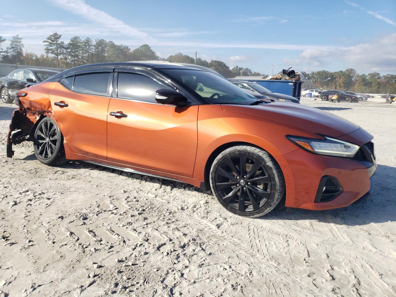 2021 Nissan Maxima VIN 1N4AA6EV0MC511050 Copart auction photo, rear end / side damage thumbnail 4