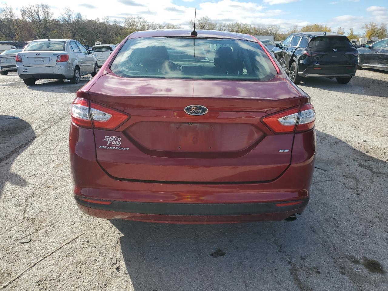 2016 Ford Fusion VIN 3FA6P0H7XGR396266 Copart auction photo, front end / minor dent/scratches damage thumbnail 6