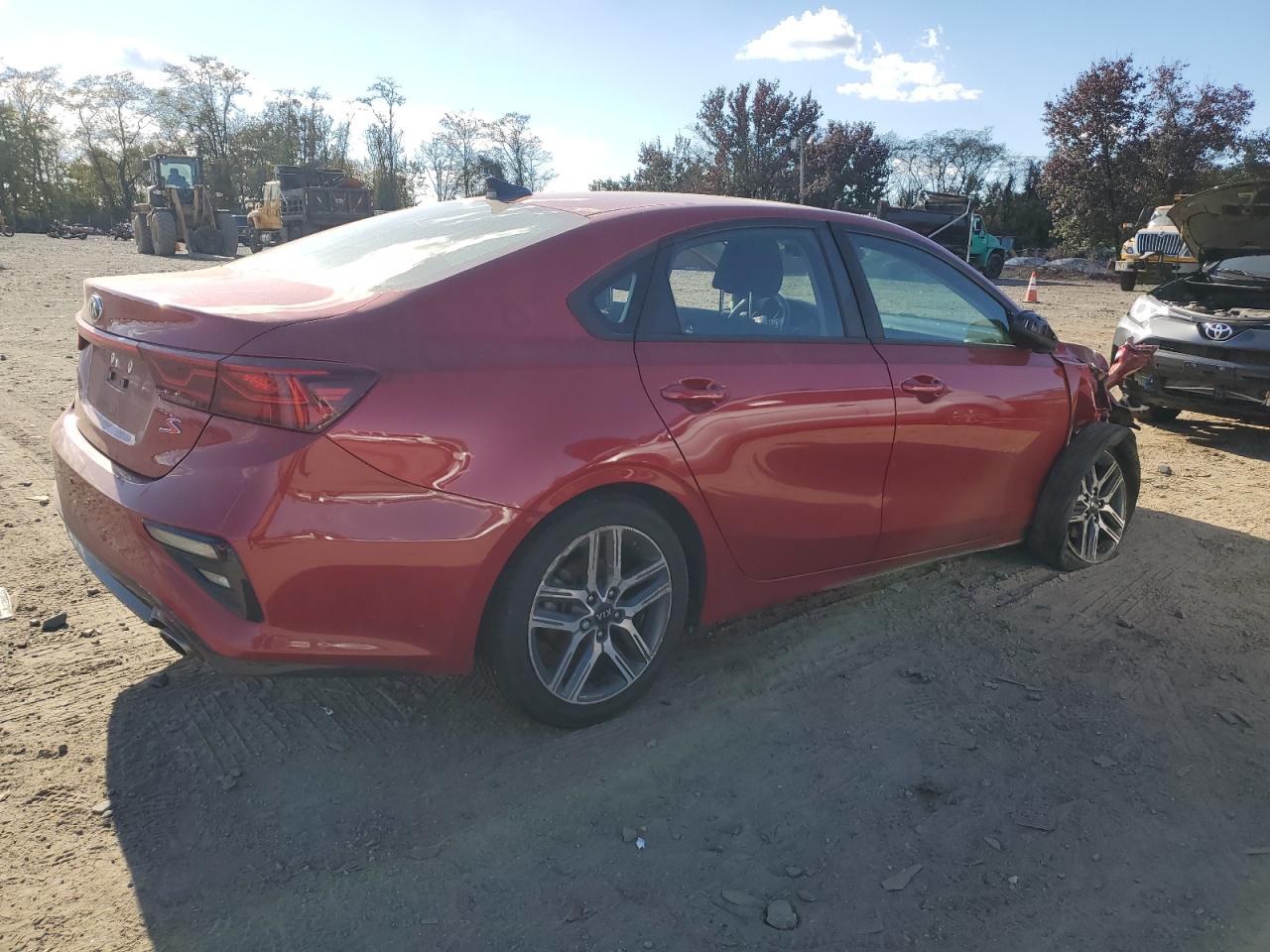 2019 KIA Forte VIN 3KPF34AD5KE047206 Copart auction photo, all over / minor dent/scratches damage thumbnail 3