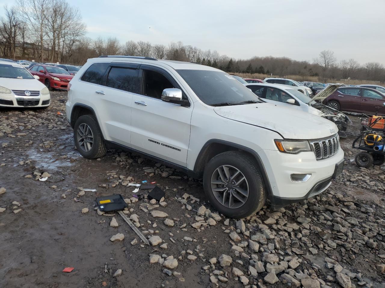 2021 Jeep Grand Cherokee VIN 1C4RJFBG4MC502421 Copart auction photo, vandalism damage thumbnail 4