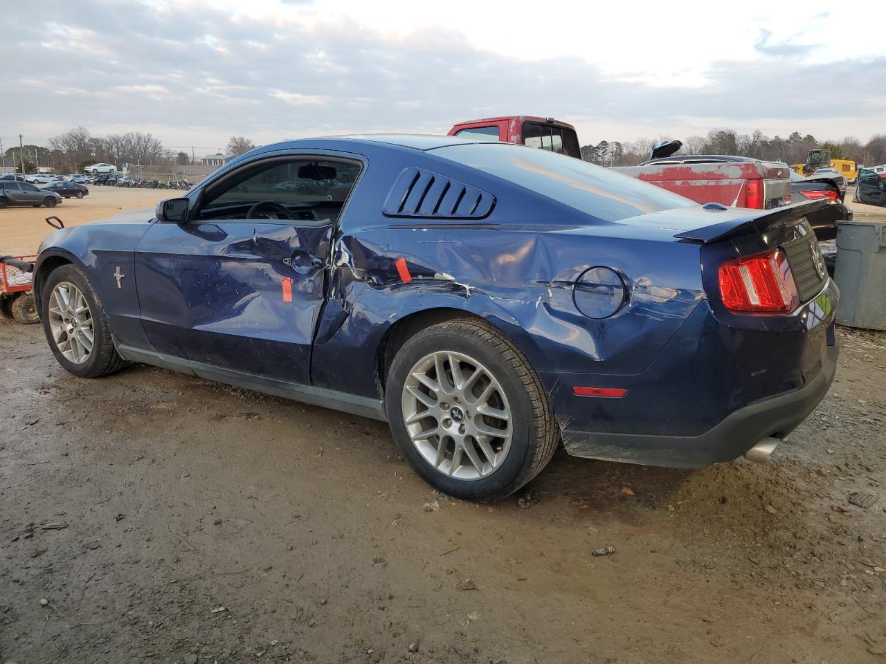 2012 Ford Mustang VIN 1ZVBP8AM4C5275203 Copart auction photo, side damage thumbnail 2