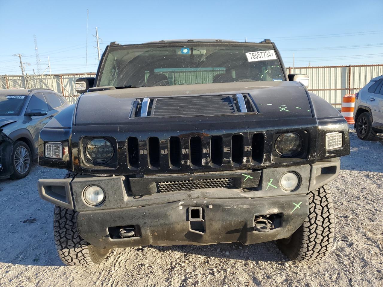 2005 Hummer H2 VIN 5GRGN22U85H109003 Copart auction photo, front end / minor dent/scratches damage thumbnail 5