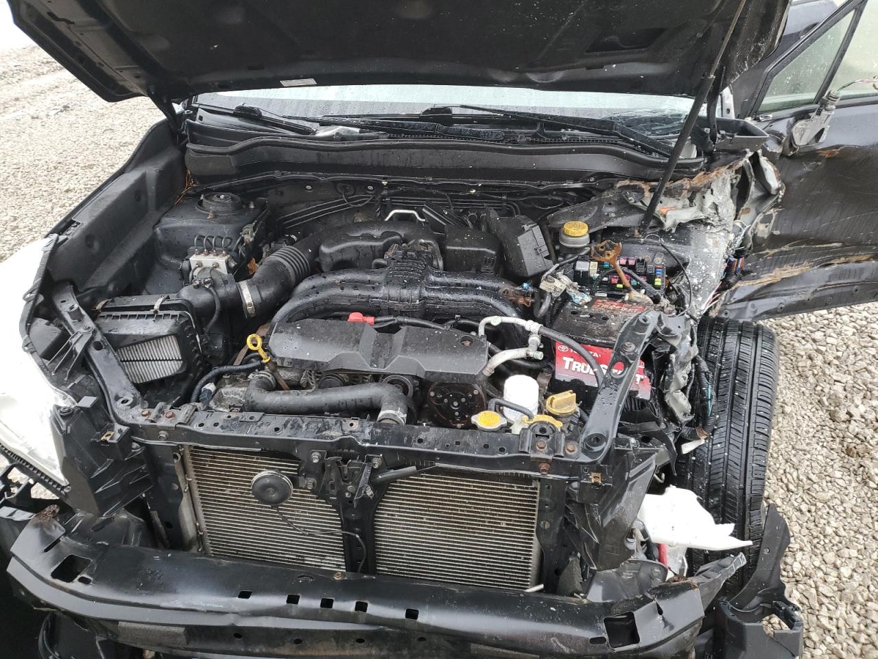 2014 Subaru Forester VIN JF2SJAAC8EH405781 Copart auction photo, all over damage thumbnail 13