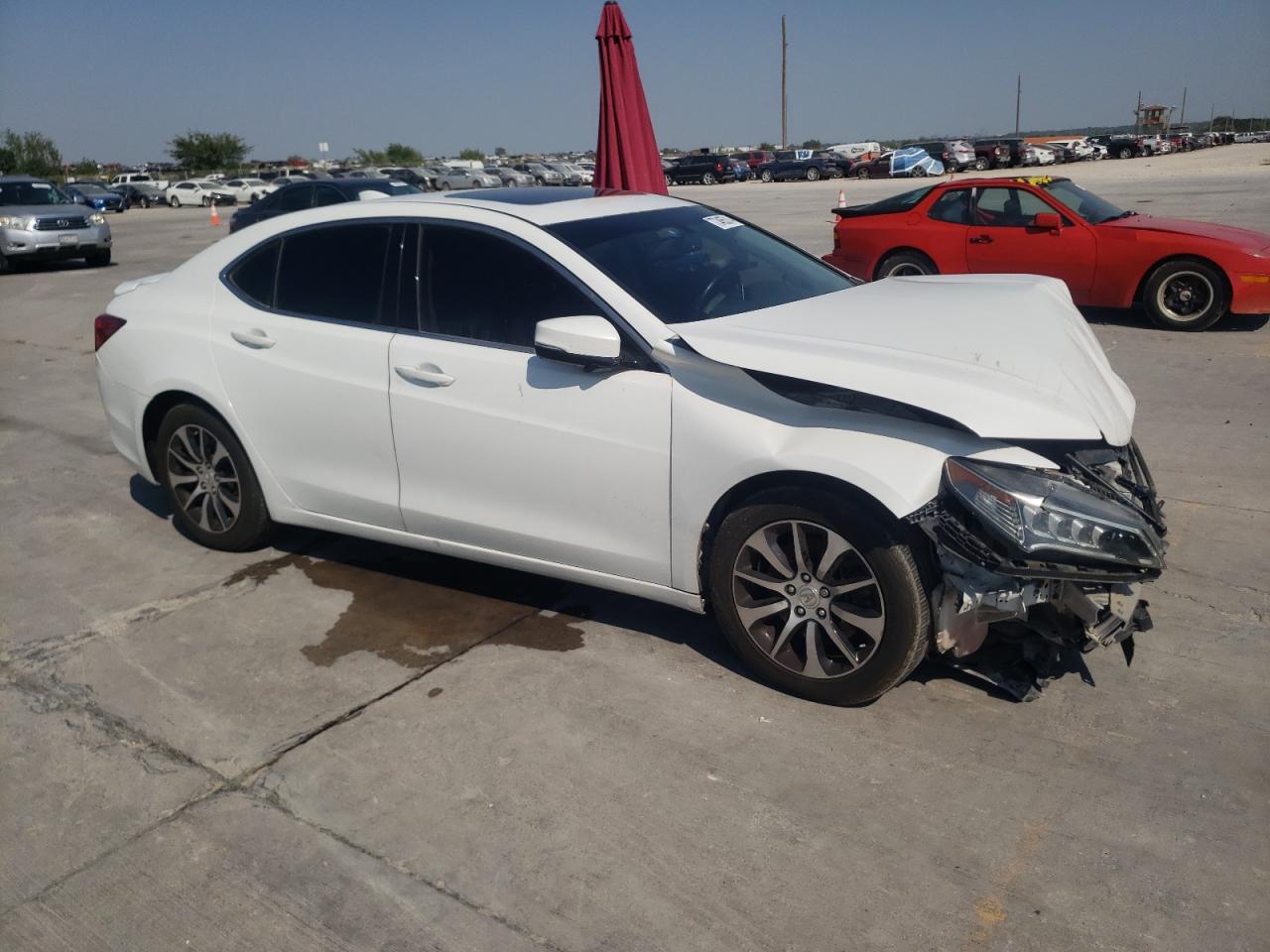 2017 Acura TLX VIN 19UUB1F38HA008728 Copart auction photo, all over damage thumbnail 4