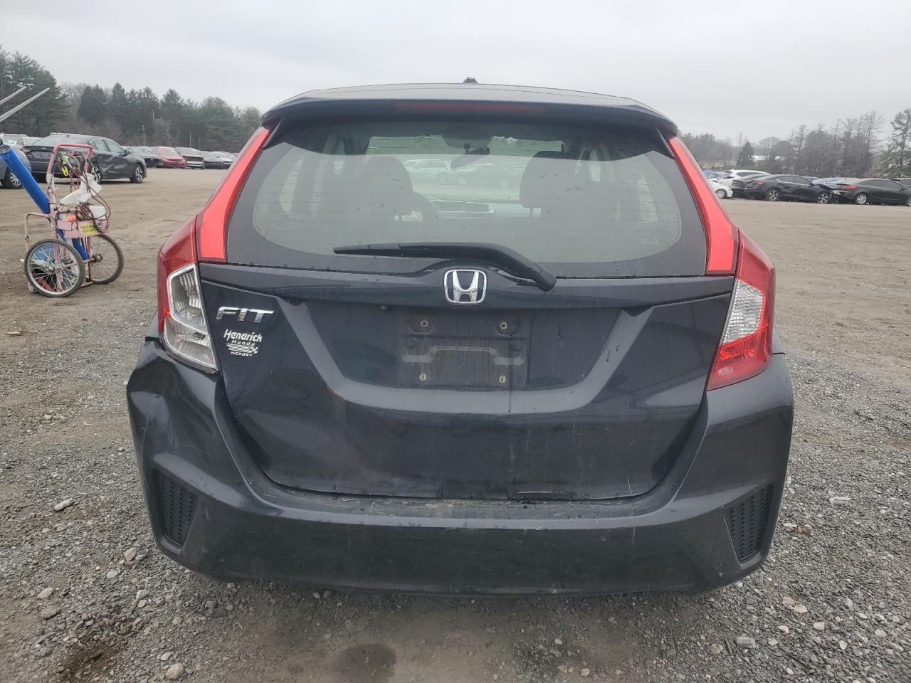 2017 Honda Fit VIN JHMGK5H52HS002885 Copart auction photo, front end / rear end damage thumbnail 6