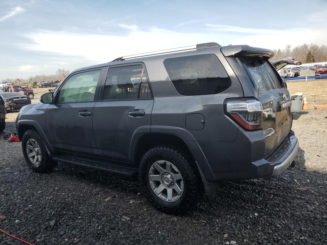 2015 Toyota 4Runner VIN JTEBU5JR2F5276095 Copart auction photo, front end / top/roof damage thumbnail 2