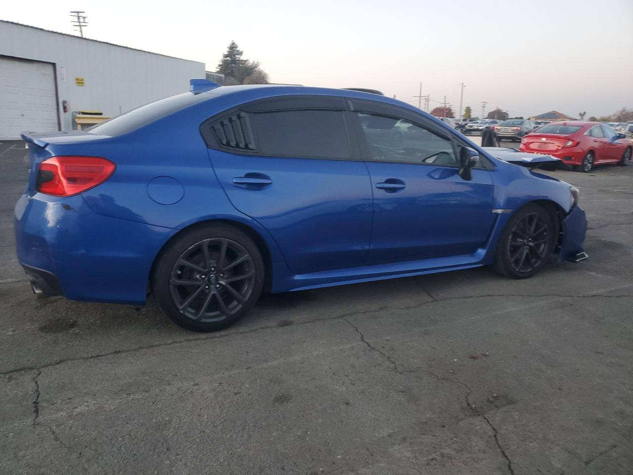 2018 Subaru WRX VIN JF1VA1H65J9808350 Copart auction photo, front end / side damage thumbnail 3