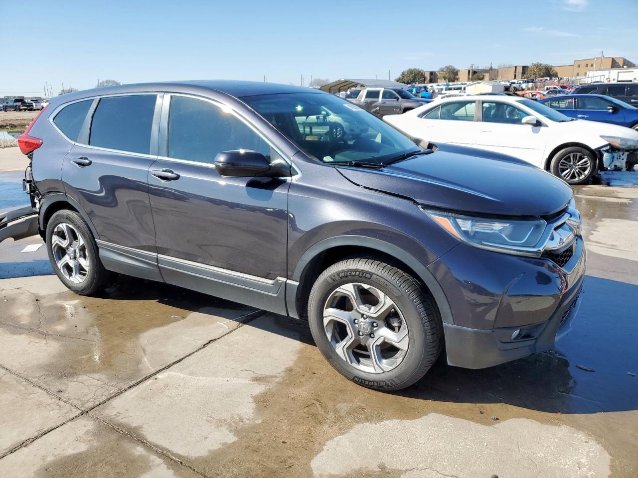2017 Honda CR-V VIN 2HKRW2H59HH664314 Copart auction photo, rear end damage thumbnail 4