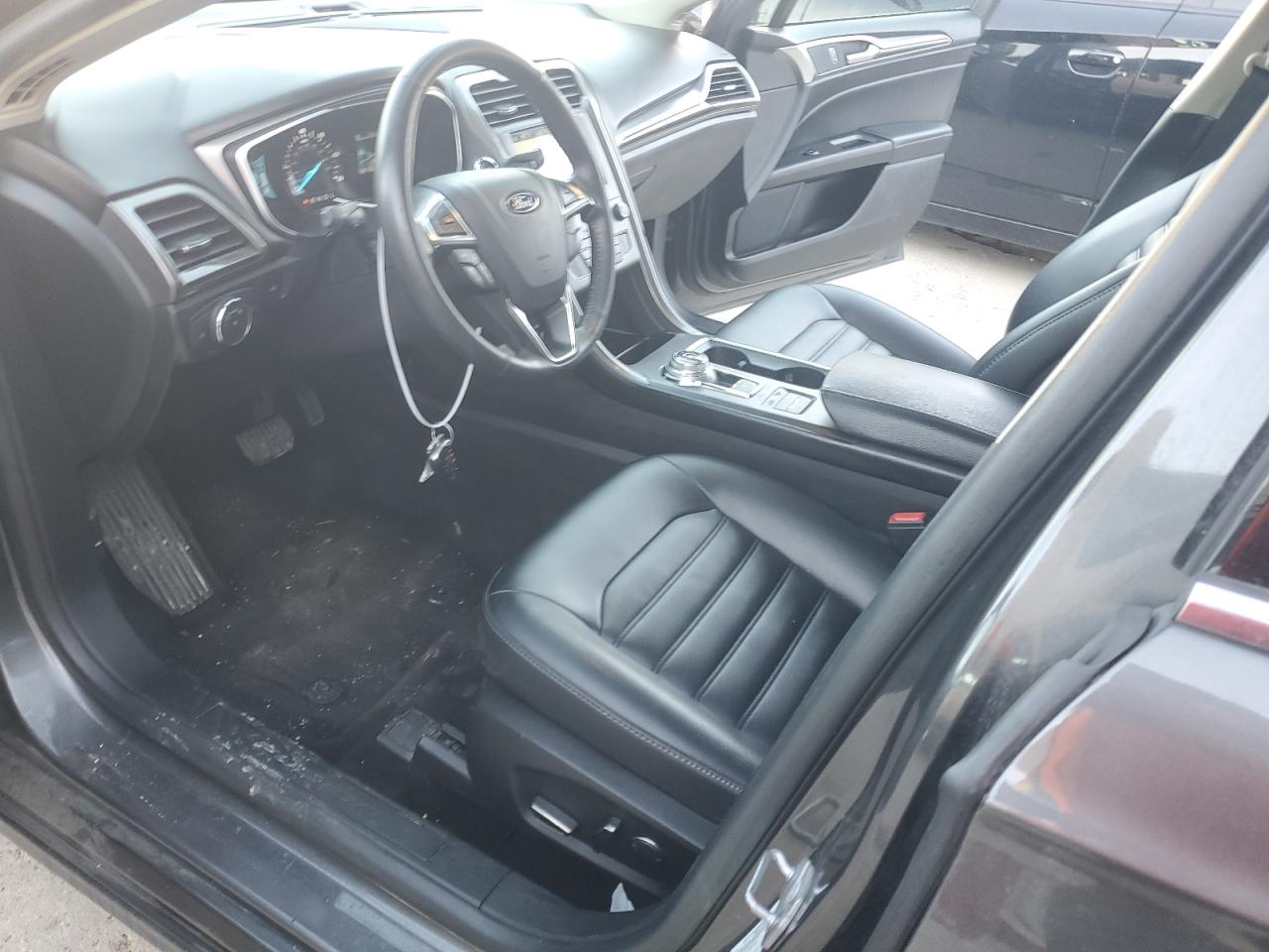 2019 Ford Fusion VIN 3FA6P0MU9KR107981 Copart auction photo, front end / side damage thumbnail 7