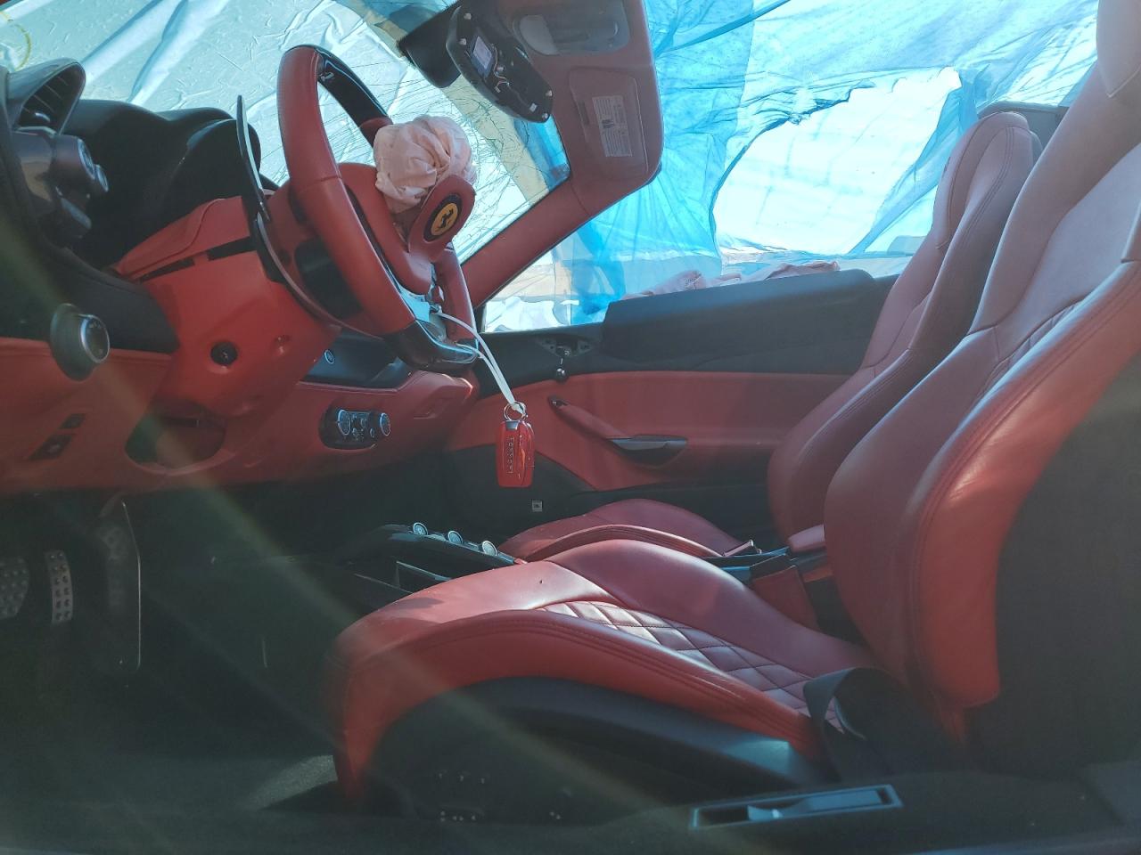 2017 Ferrari 488 VIN ZFF80AMA1H0220630 Copart auction photo, front end / mechanical damage thumbnail 7
