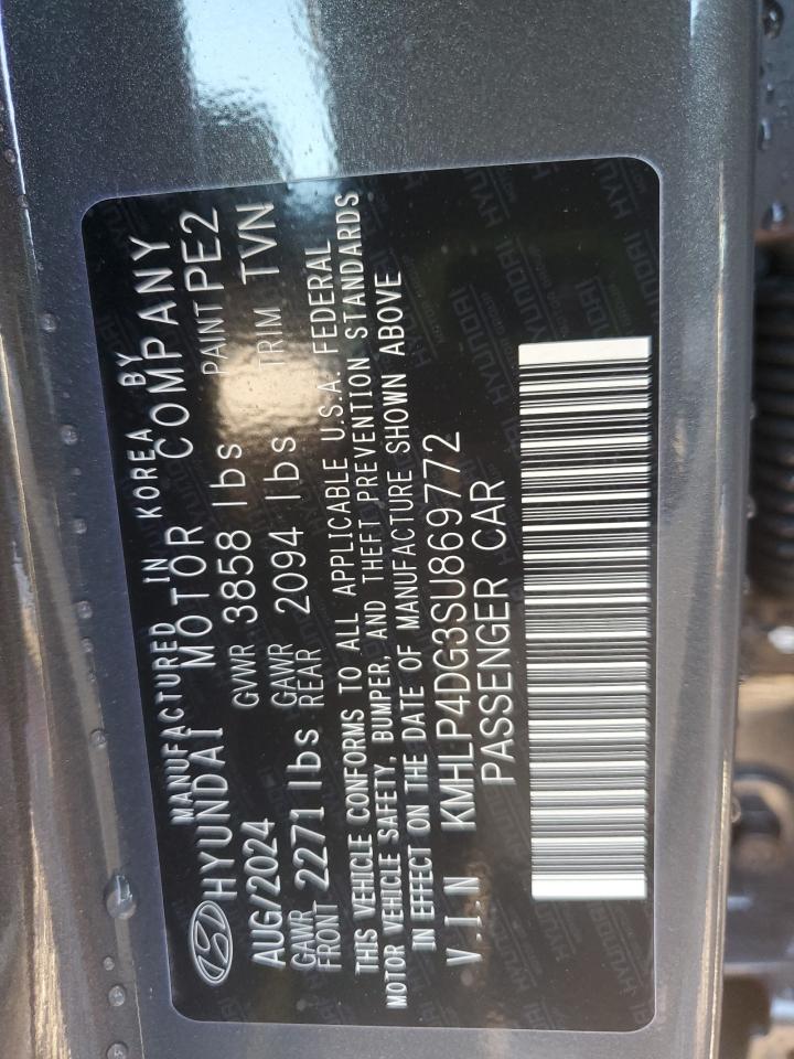 2025 Hyundai Elantra VIN KMHLP4DG3SU869772 Copart auction photo, all over damage thumbnail 12