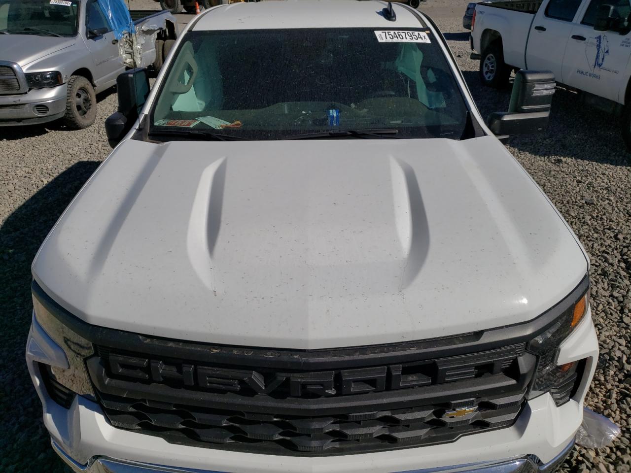 2023 Chevrolet Silverado VIN 3GCUDAED8PG324648 Copart auction photo, side damage thumbnail 11