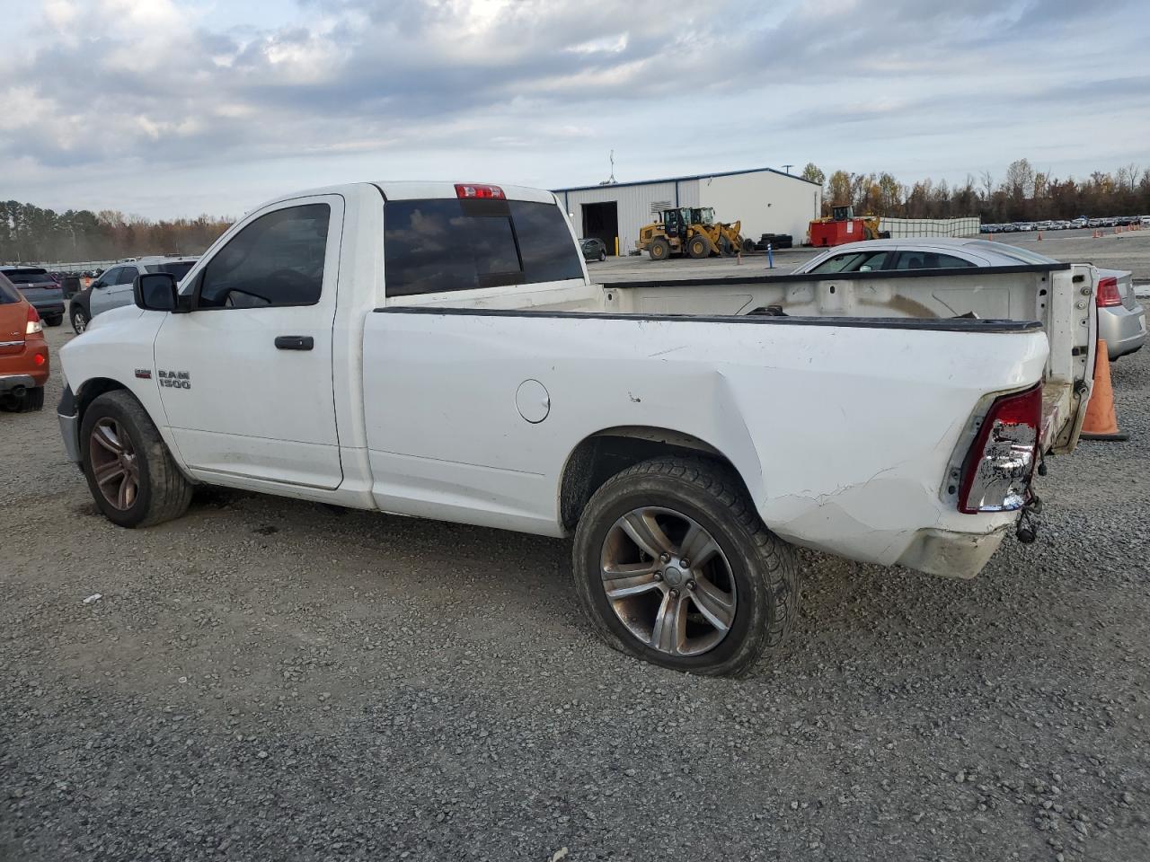 2016 RAM 1500 VIN 3C6JR6DT5GG156551 Copart auction photo, rear end damage thumbnail 2