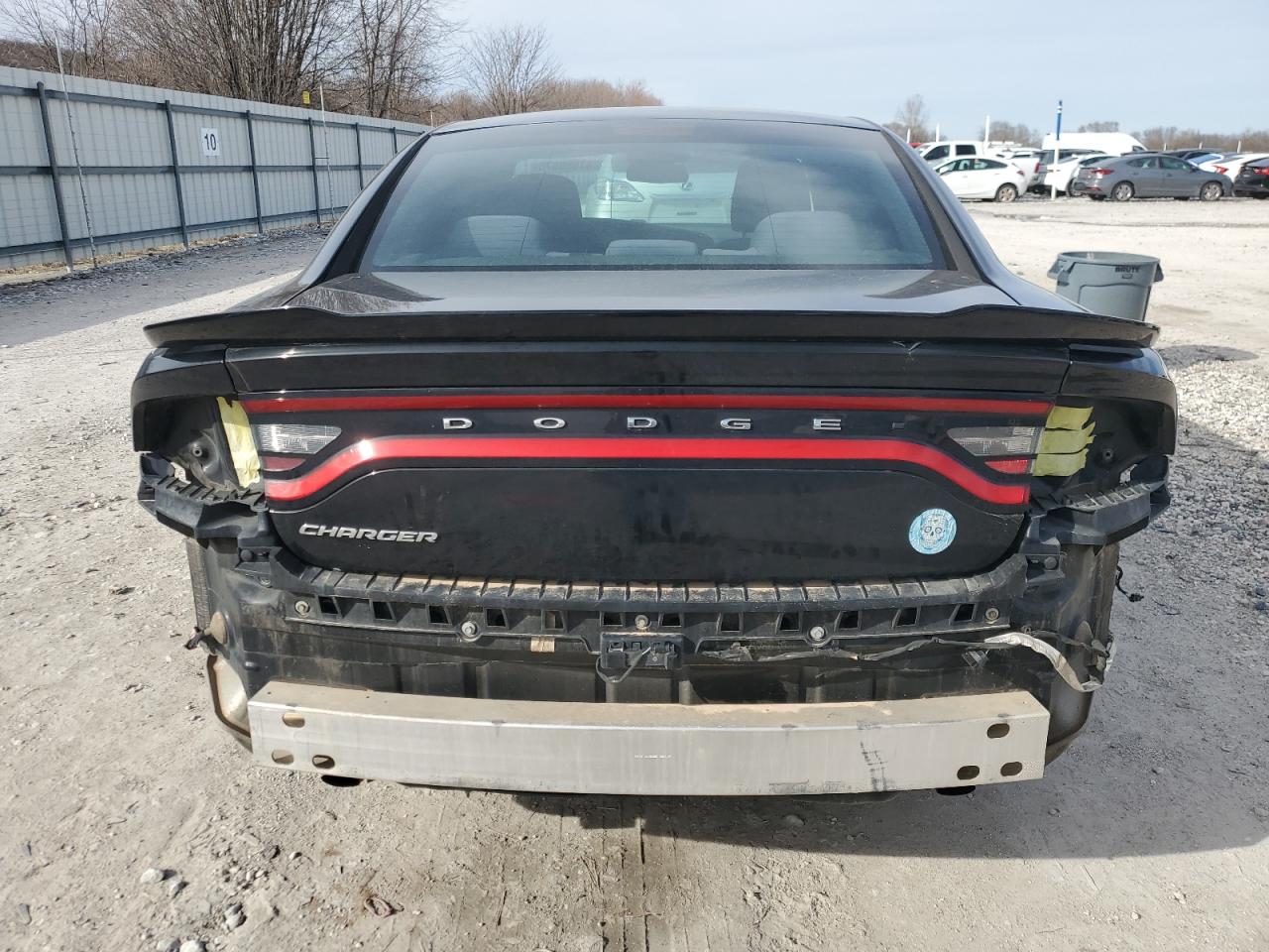 2015 Dodge Charger VIN 2C3CDXBG7FH926005 Copart auction photo, rear end / side damage thumbnail 6
