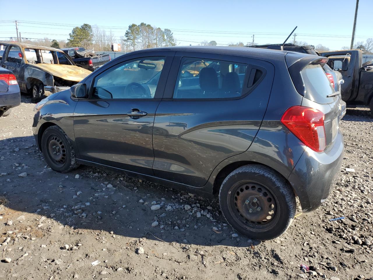 2019 Chevrolet Spark VIN KL8CB6SA9KC746134 Copart auction photo, side damage thumbnail 2