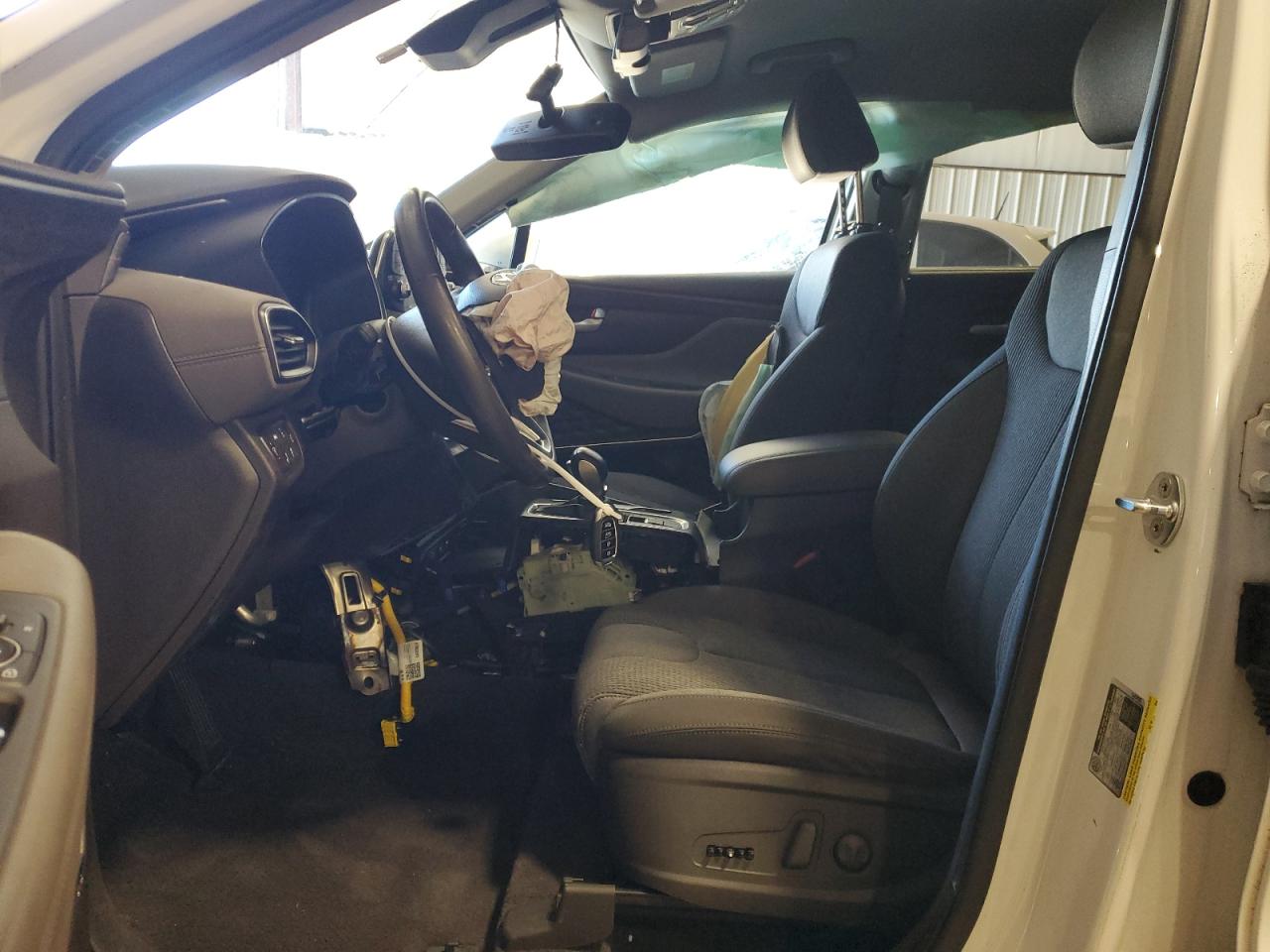 2019 Hyundai Santa Fe VIN 5NMS3CAD9KH007194 Copart auction photo, front end / top/roof damage thumbnail 7