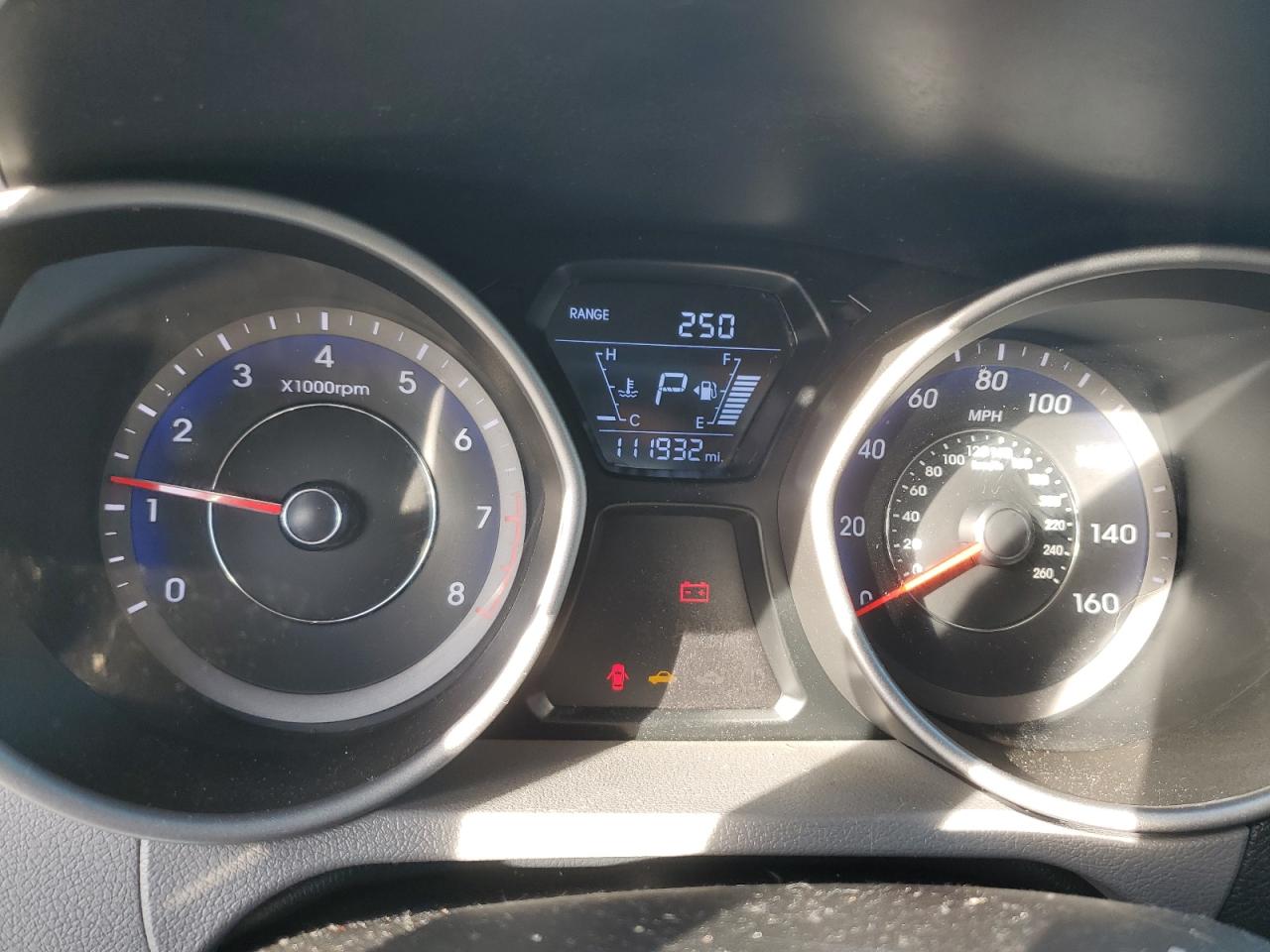 2014 Hyundai Elantra VIN KMHDH4AE1EU074499 Copart auction photo, front end damage thumbnail 9