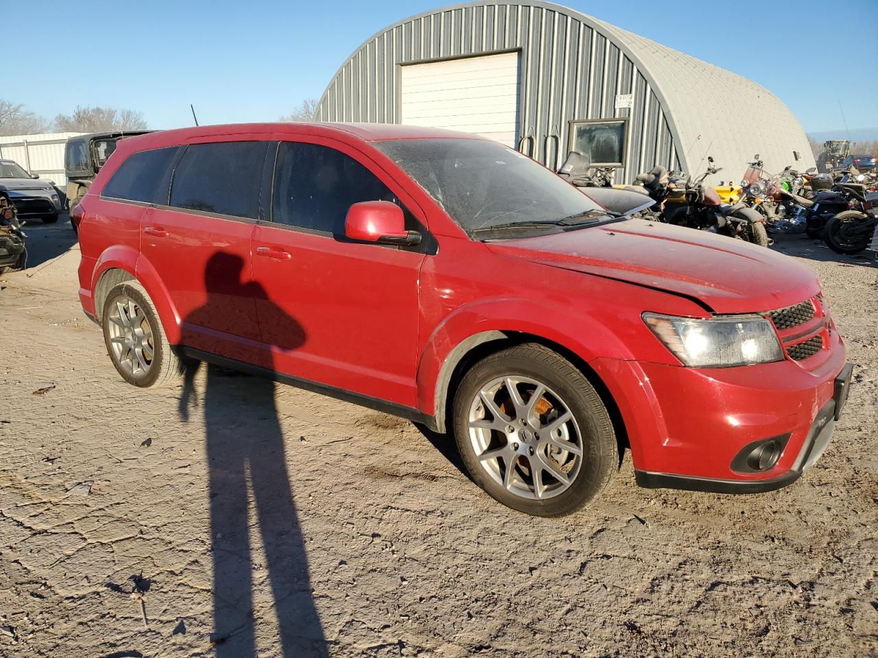 2019 Dodge Journey VIN 3C4PDCEG1KT716759 Copart auction photo, front end damage thumbnail 4