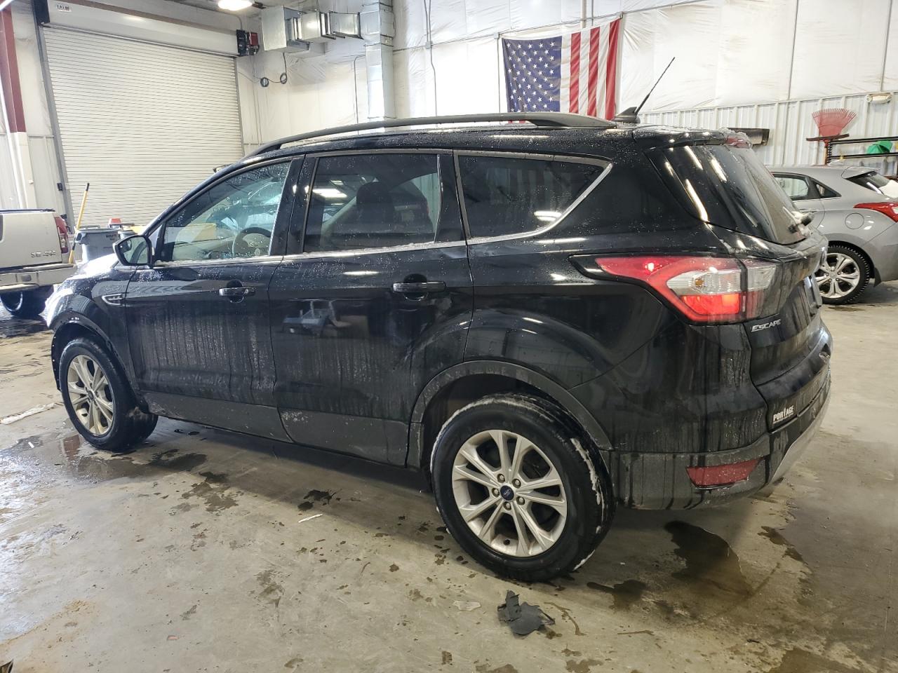 2018 Ford Escape VIN 1FMCU9GD6JUC53652 Copart auction photo, front end damage thumbnail 2