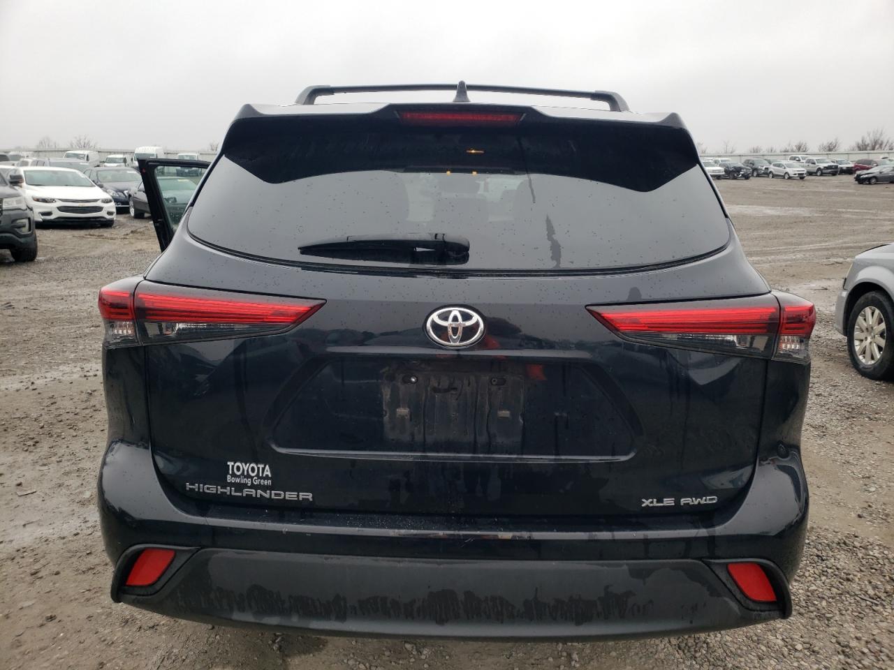 2020 Toyota Highlander VIN 5TDHZRBH0LS511869 Copart auction photo, front end damage thumbnail 6