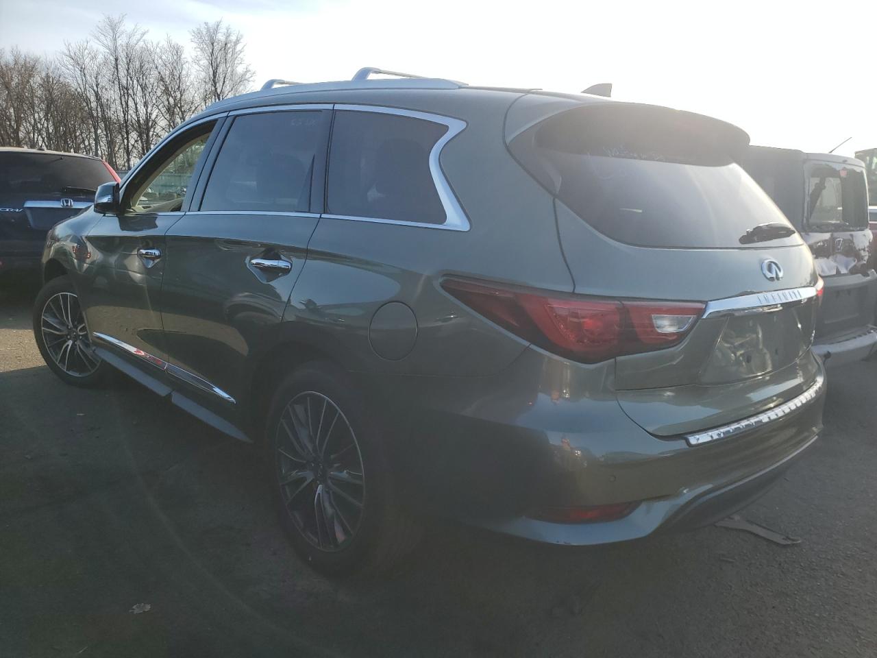 2017 Infiniti QX60 VIN 5N1DL0MM6HC513197 Copart auction photo, side / minor dent/scratches damage thumbnail 2