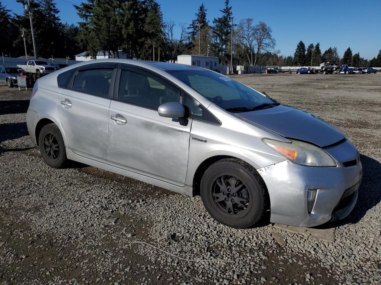 2015 Toyota Prius VIN JTDKN3DU7F0437611 Copart auction photo, front end damage thumbnail 4