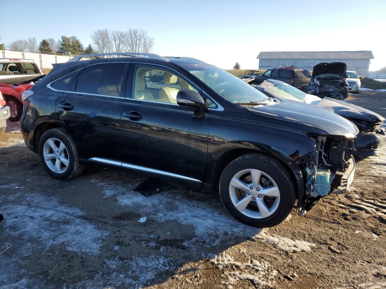 2014 Lexus RX VIN 2T2BK1BA3EC243826 Copart auction photo, front end damage thumbnail 4