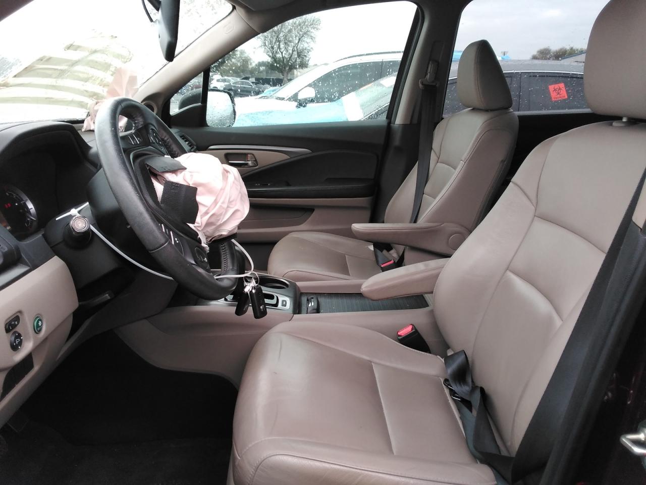 2016 Honda Pilot VIN 5FNYF5H7XGB057625 Copart auction photo, front end damage thumbnail 7