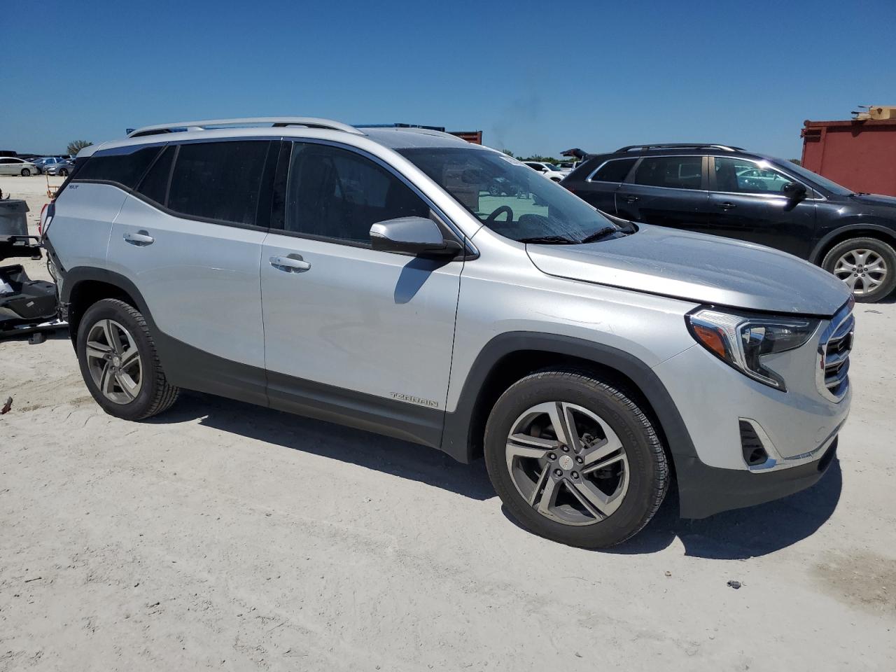 2018 GMC Terrain VIN 3GKALVEV9JL335568 Copart auction photo, rear end damage thumbnail 4