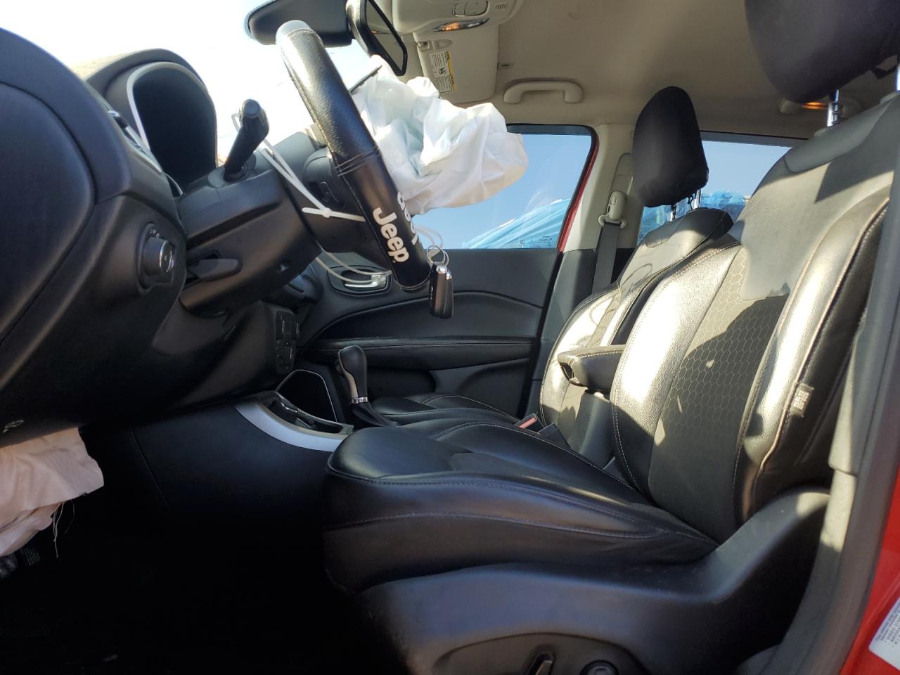 2018 Jeep Compass VIN 3C4NJDBB3JT100350 Copart auction photo, front end damage thumbnail 7