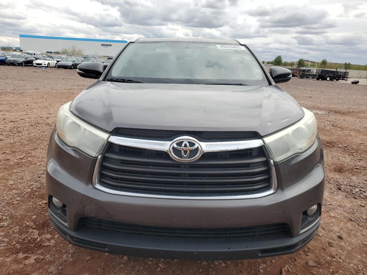 2015 Toyota Highlander VIN 5TDKKRFH3FS111068 Copart auction photo, side / rear end damage thumbnail 5