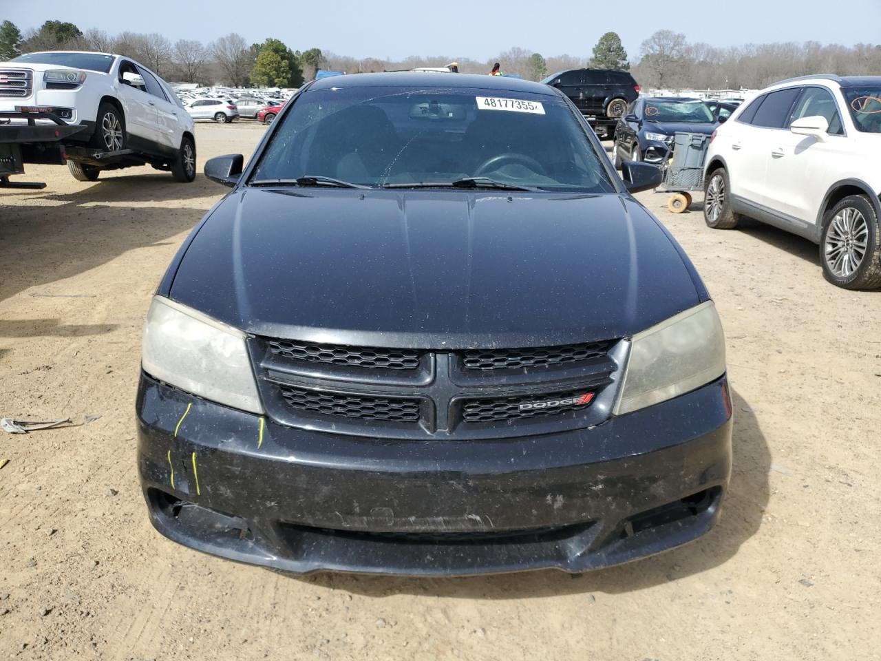 2014 Dodge Avenger VIN 1C3CDZAB4EN174092 Copart auction photo, rear end / front end damage thumbnail 5
