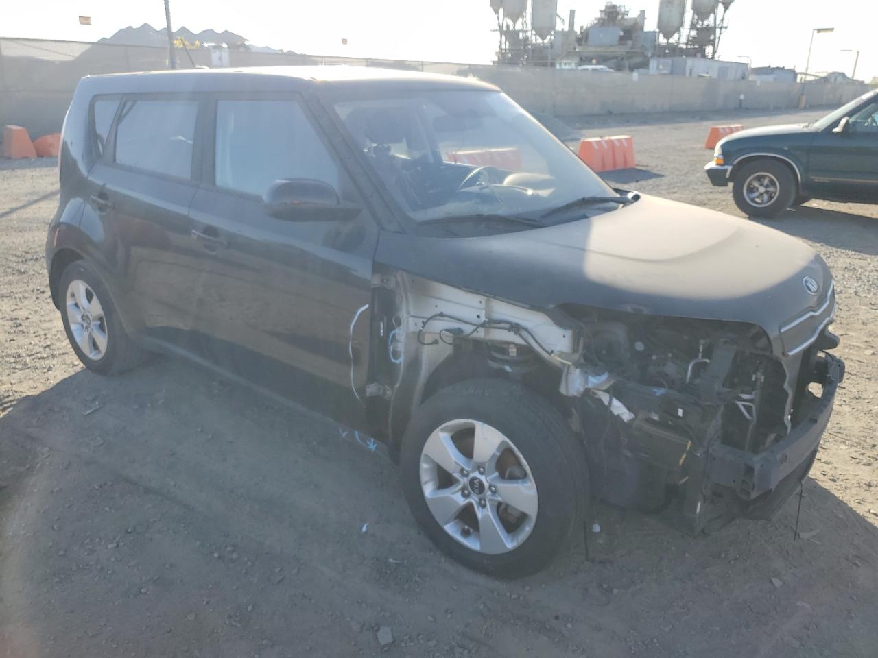 2019 KIA Soul VIN KNDJN2A28K7695467 Copart auction photo, front end damage thumbnail 4