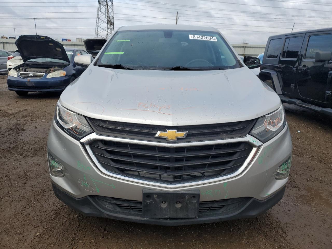 2018 Chevrolet Equinox VIN 2GNAXJEV3J6186238 Copart auction photo, all over damage thumbnail 5