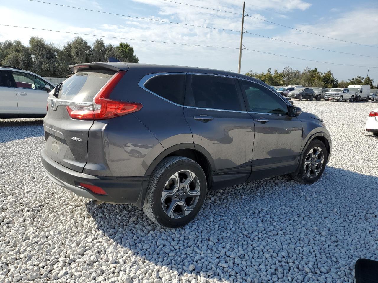 2017 Honda CR-V VIN 2HKRW2H80HH626027 Copart auction photo, front end damage thumbnail 3