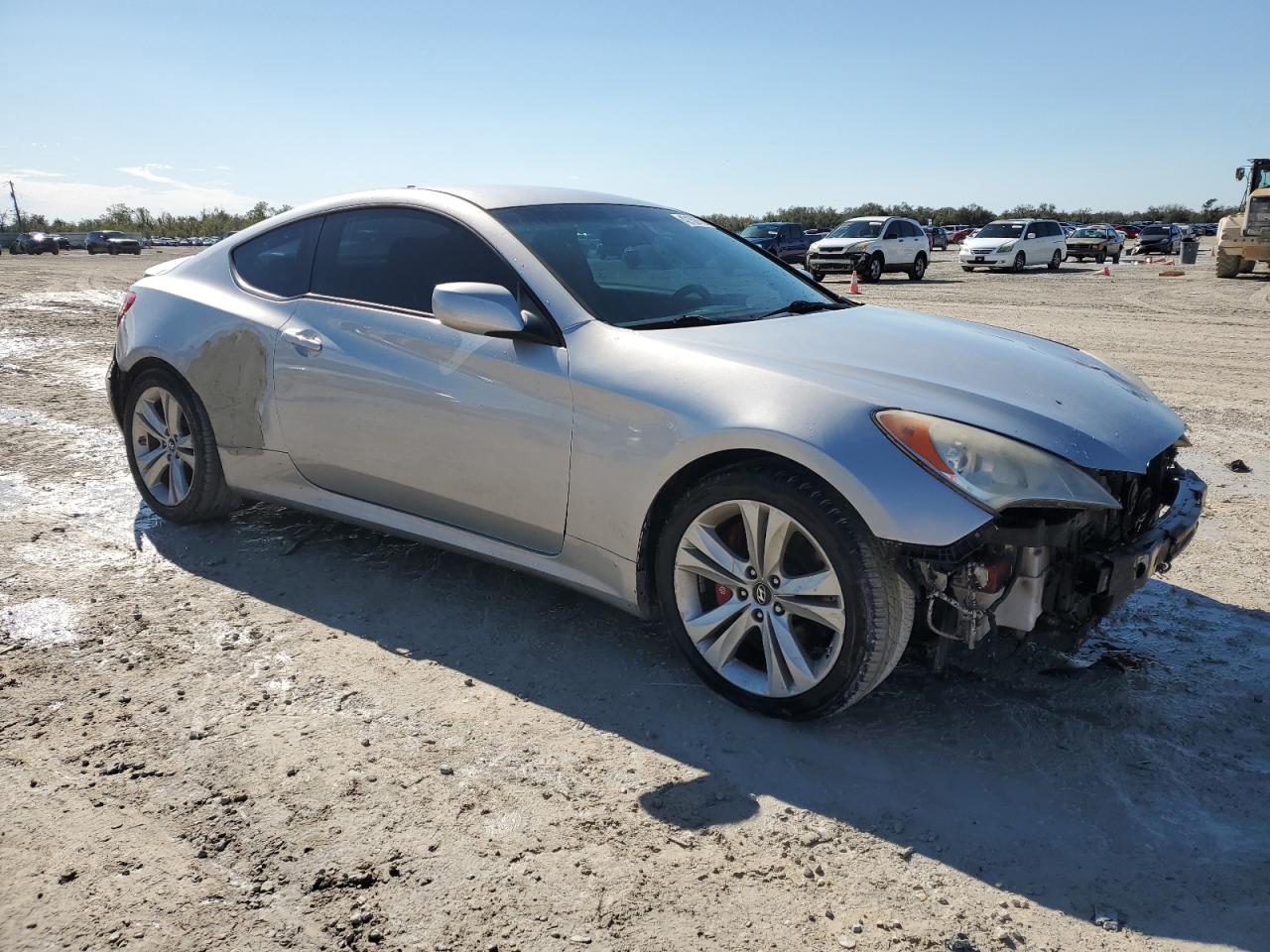 2010 Hyundai Genesis VIN KMHHT6KD7AU029997 Copart auction photo, front end / rear end damage thumbnail 4