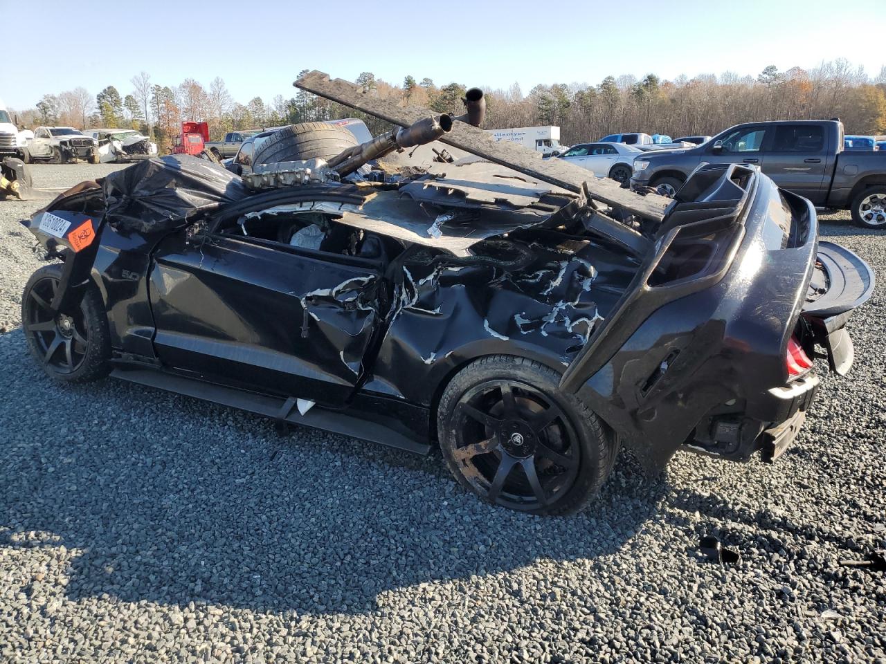 2019 Ford Mustang VIN 1FA6P8CF4K5112932 Copart auction photo, all over damage thumbnail 2