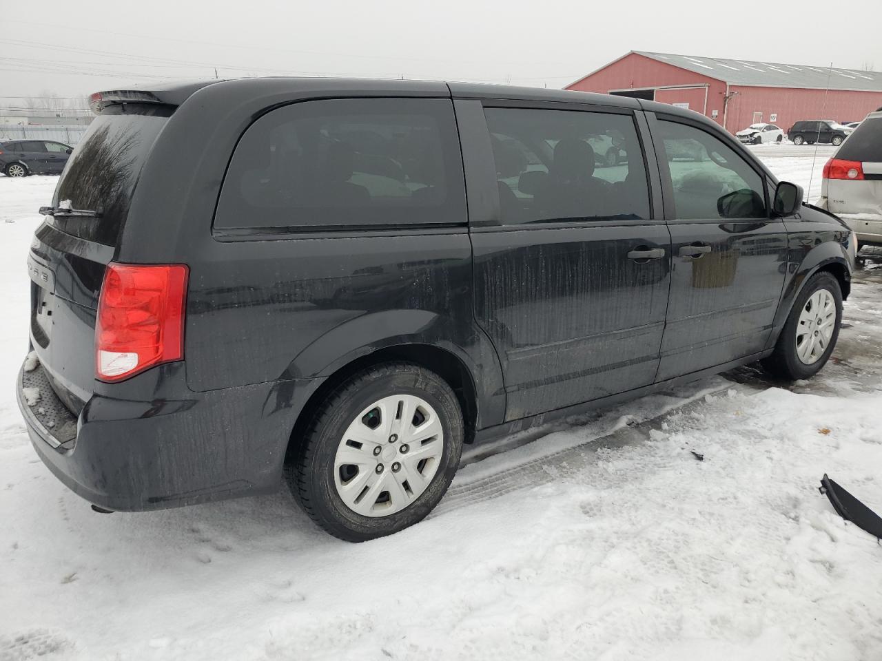 2016 Dodge Caravan VIN 2C4RDGBG0GR347469 Copart auction photo, front end / side damage thumbnail 3