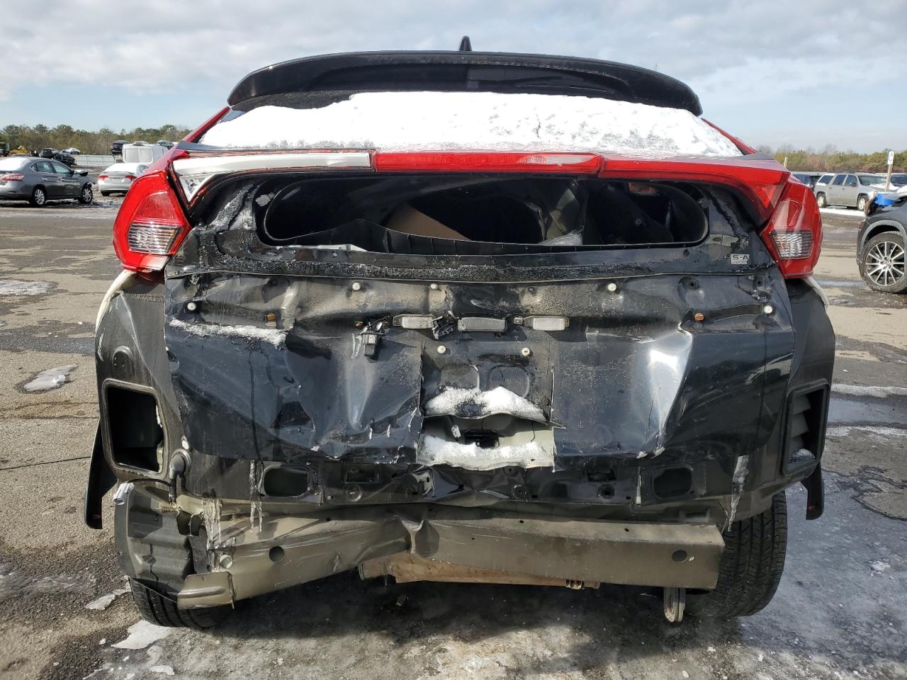 2018 Mitsubishi Eclipse VIN JA4AT3AA3JZ057904 Copart auction photo, rear end / minor dent/scratches damage thumbnail 6