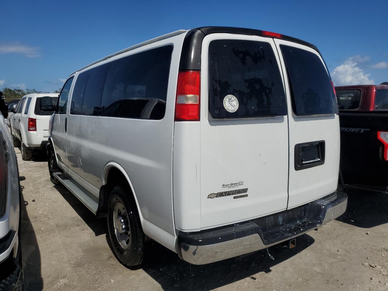 2012 Chevrolet Express VIN 1GAZGYFG6C1134377 Copart auction photo, unknown / minor dent/scratches damage thumbnail 2